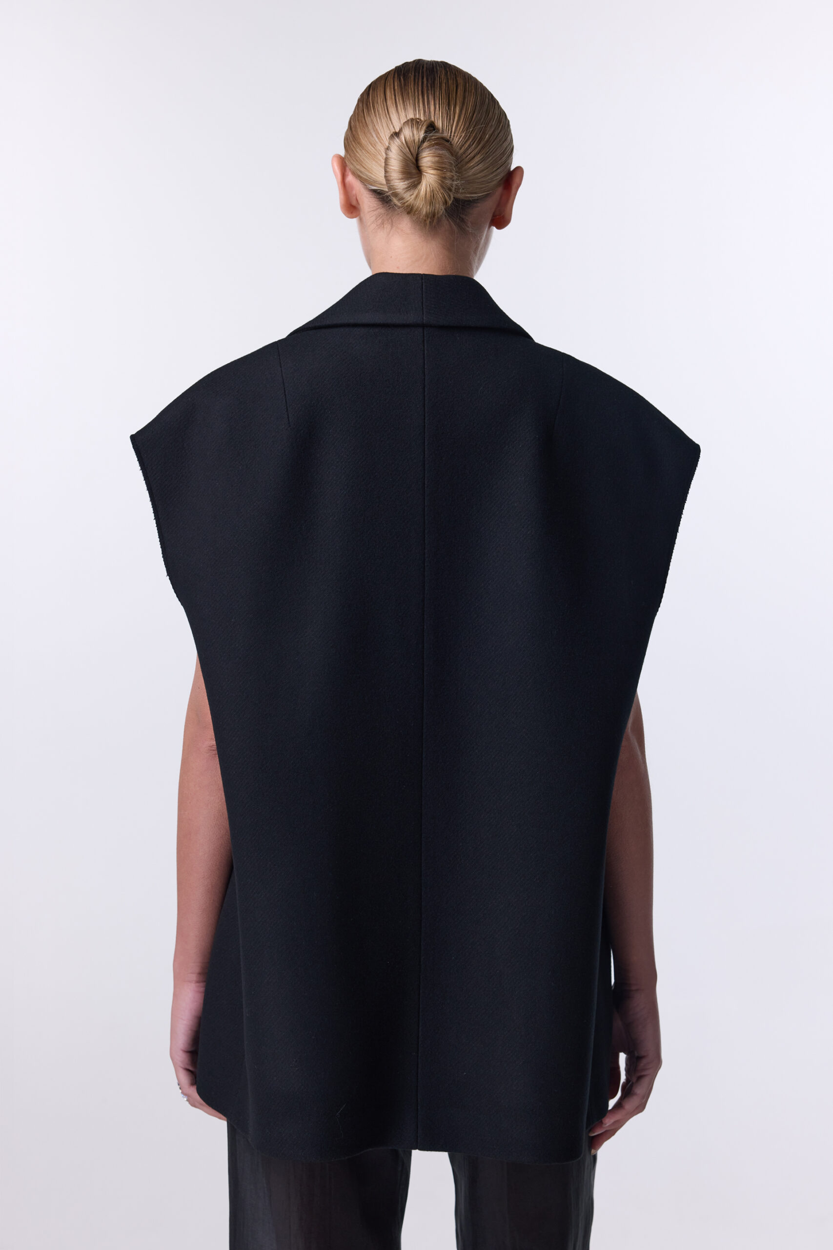 Пальто - жакет Bazhane Lavish vest чорний - Зображення 3