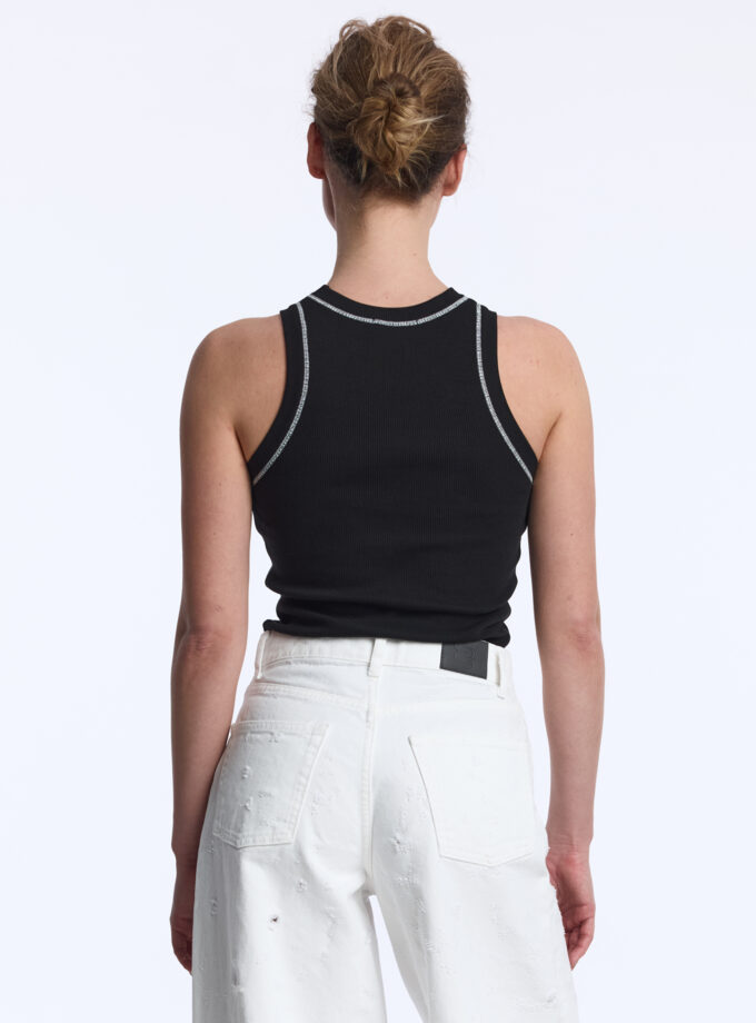 Топ Bazhane Line top з вишивкою BB logo чорний