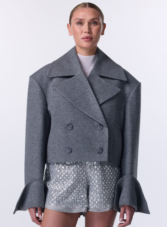 Пальто - жакет Bazhane Gliding jacket сірий