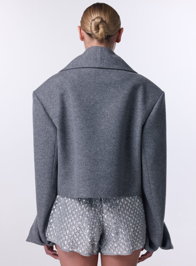 Пальто - жакет Bazhane Gliding jacket сірий