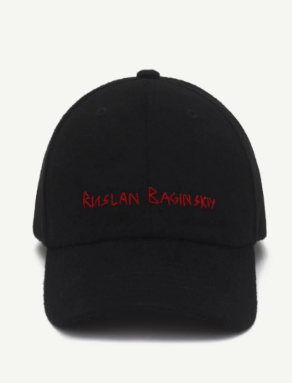 Бейсболка Ruslan Baginskiy Hand-embroidered Wool Baseball Cap