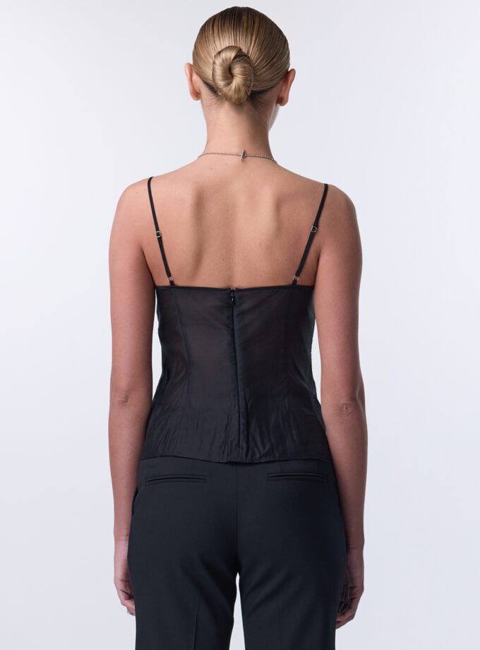 Топ Mist top чорний