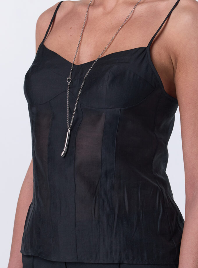 Топ Mist top чорний