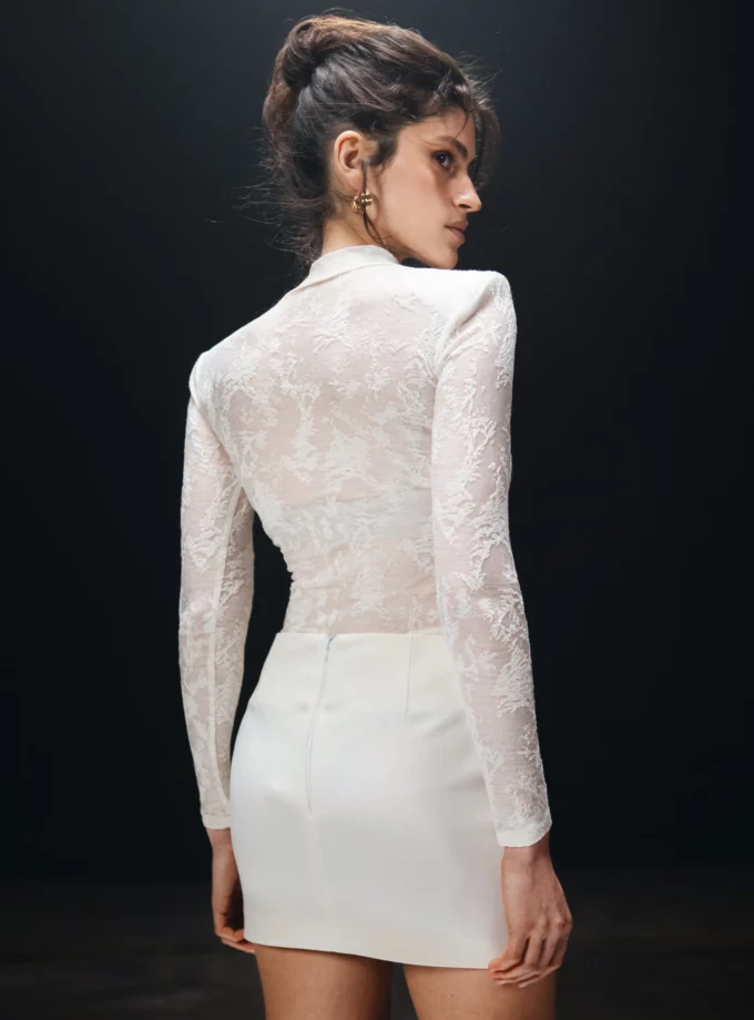 Боді MOHD молочний з плечиками