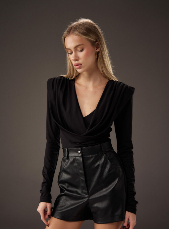 Боді Colette Drape чорний