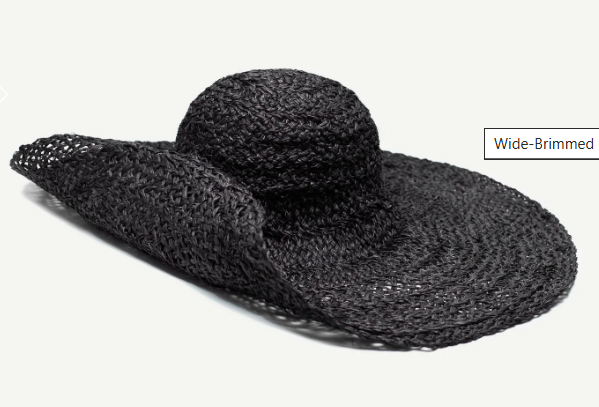 Капелюх Ruslan Baginskiy Hat солом'яний чорний