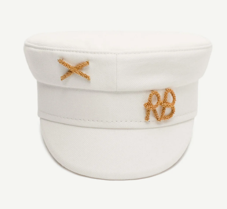 Капелюх Ruslan Baginskiy Baker Boy Cap айворі золото