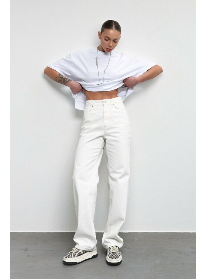 Джинси-шорти Aisenberg denim білі