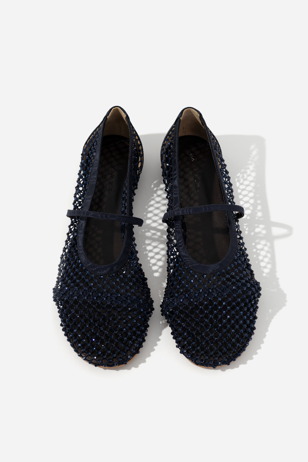 Балетки Kachorovska JERRY BALERINA мережа сині стрази - Зображення 2