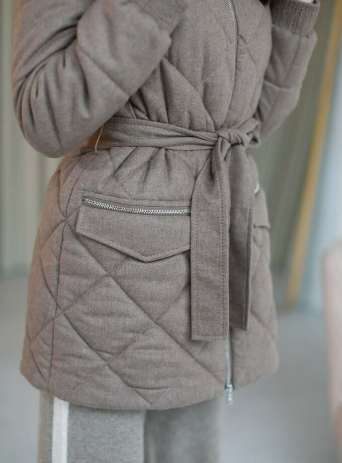 Парка AS сірий кашемір