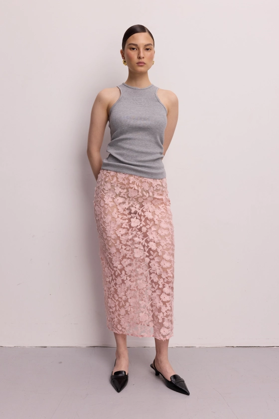 Спідниця Bazhane Allure skirt рожевий