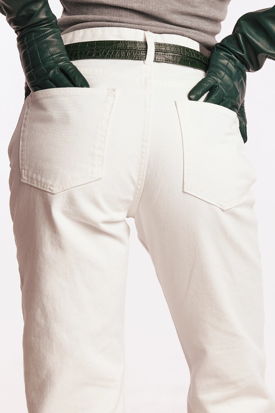 Джинси Bazhane Cool girl білий