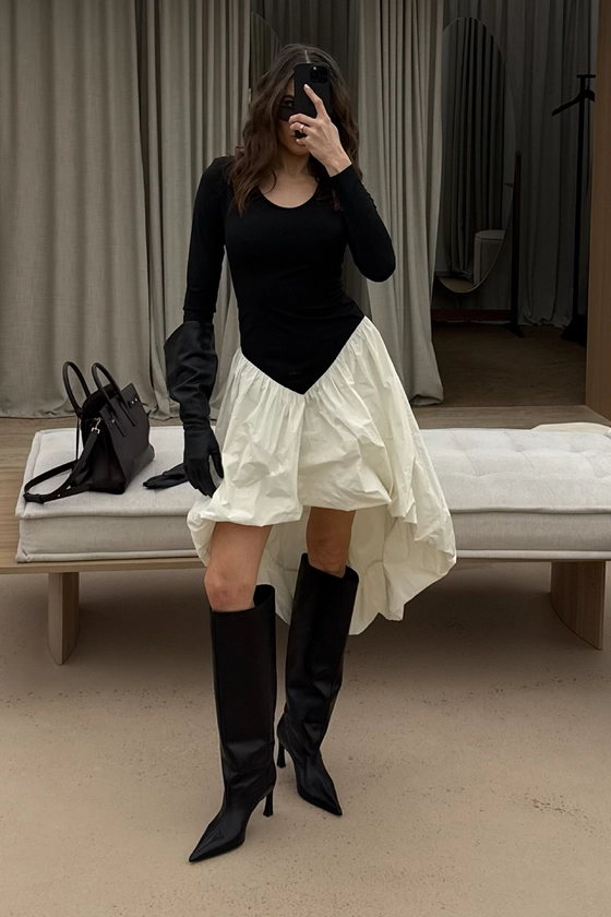 Сукня Bazhane Odette dress чорно-білий