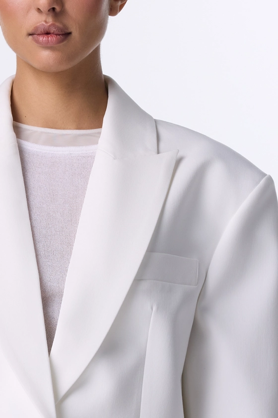 Жакет Bazhane Crush jacket молочний