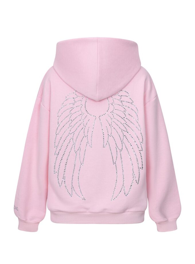Худі Zigzag Крила рожевий