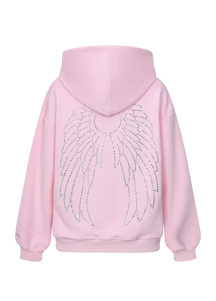 Худі Zigzag Крила рожевий