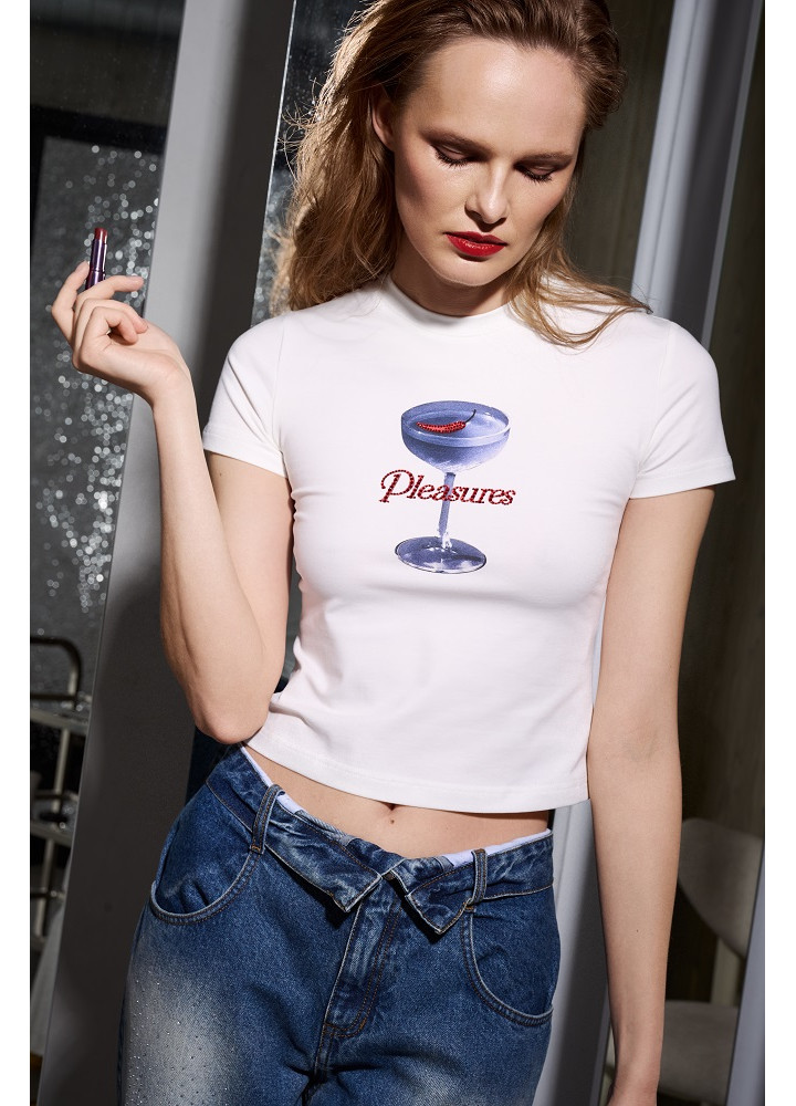 Футболка Zigzag Hot Pleasure молочний