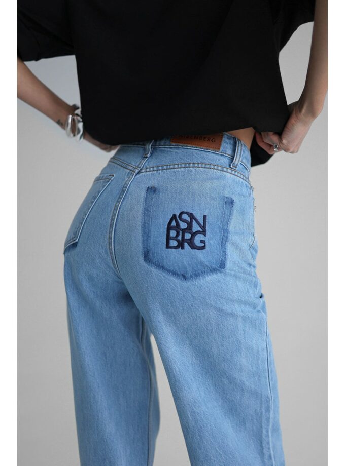 Джинси Aisenberg denim Olivia блакитні