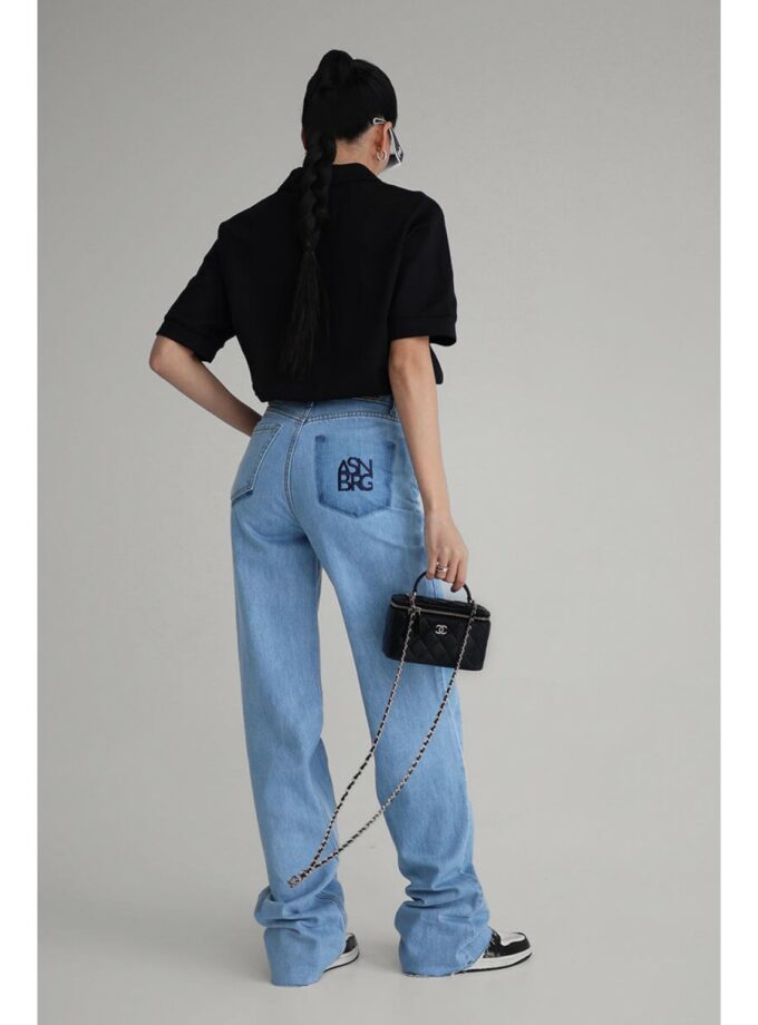 Джинси Aisenberg denim Olivia блакитні