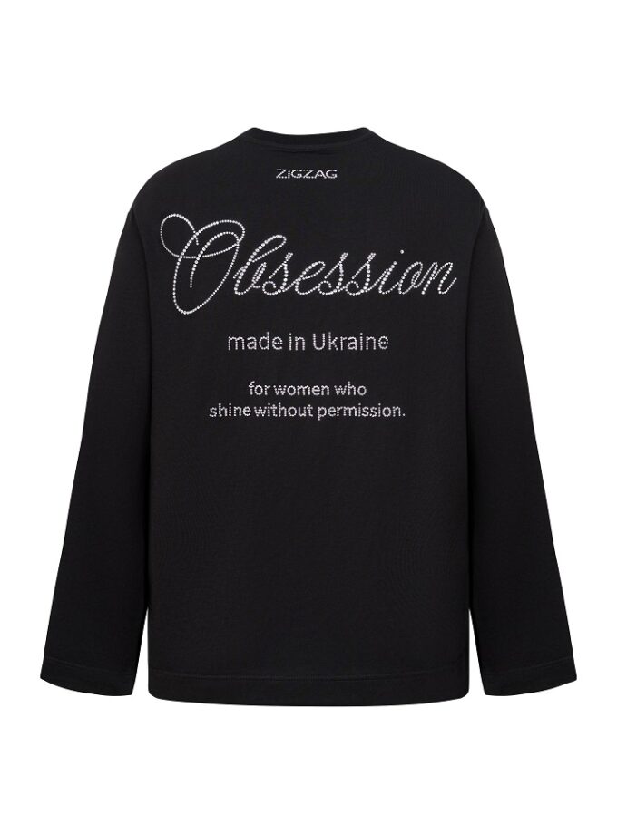 Лонг Zigzag Obsession чорний