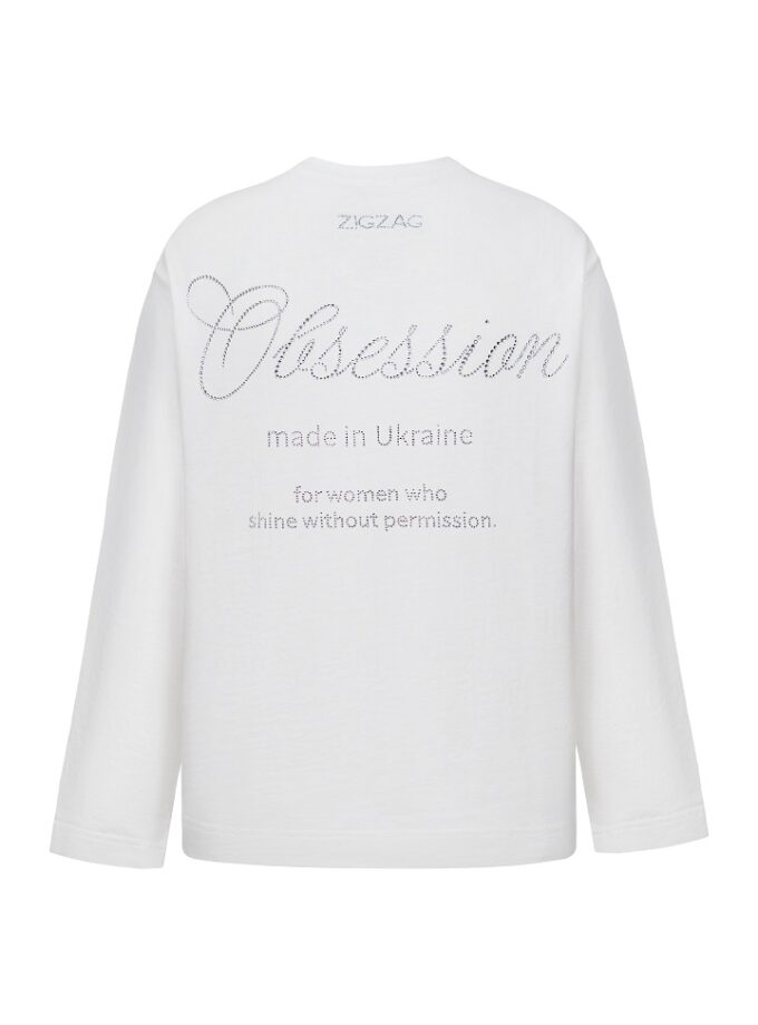 Лонг Zigzag Obsession молочний