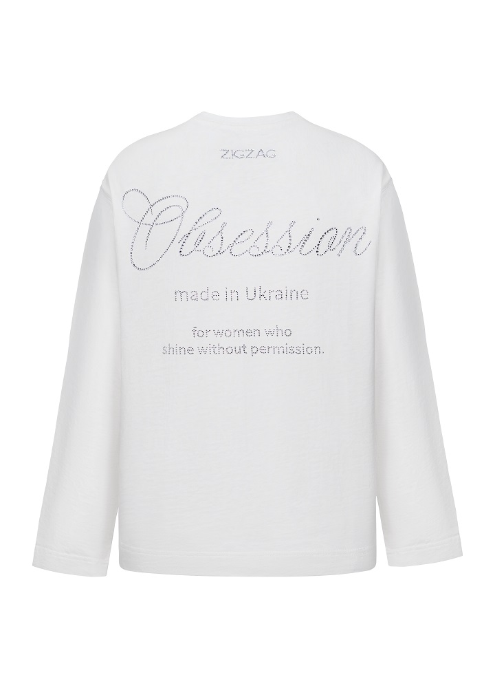 Лонг Zigzag Obsession молочний - Зображення 3