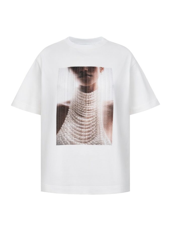 Футболка Zigzag Pearl молочний