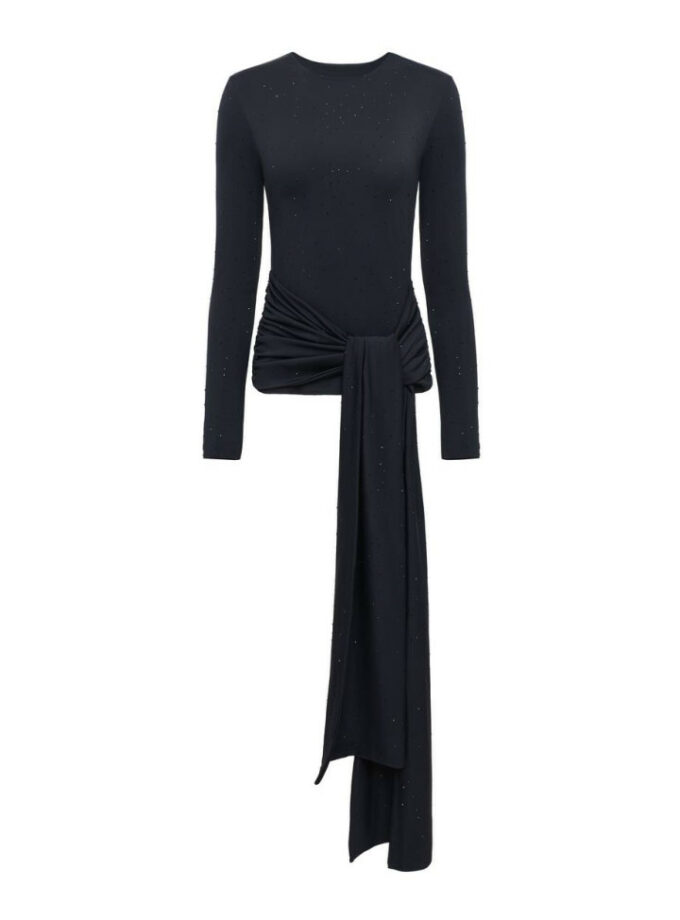 Лонг Zigzag Шарлота чорний