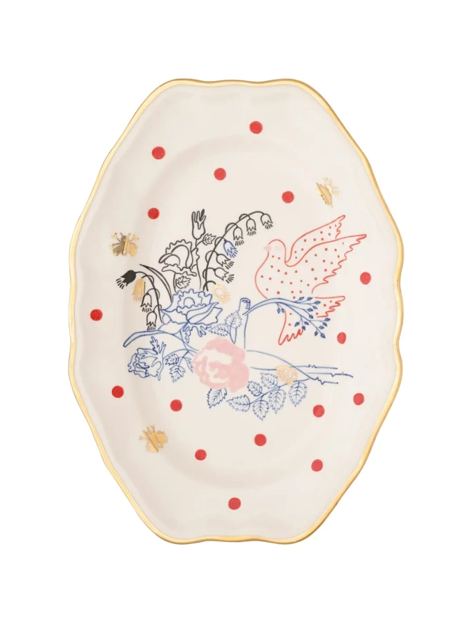Тарілка Gunia фігурна Голубка