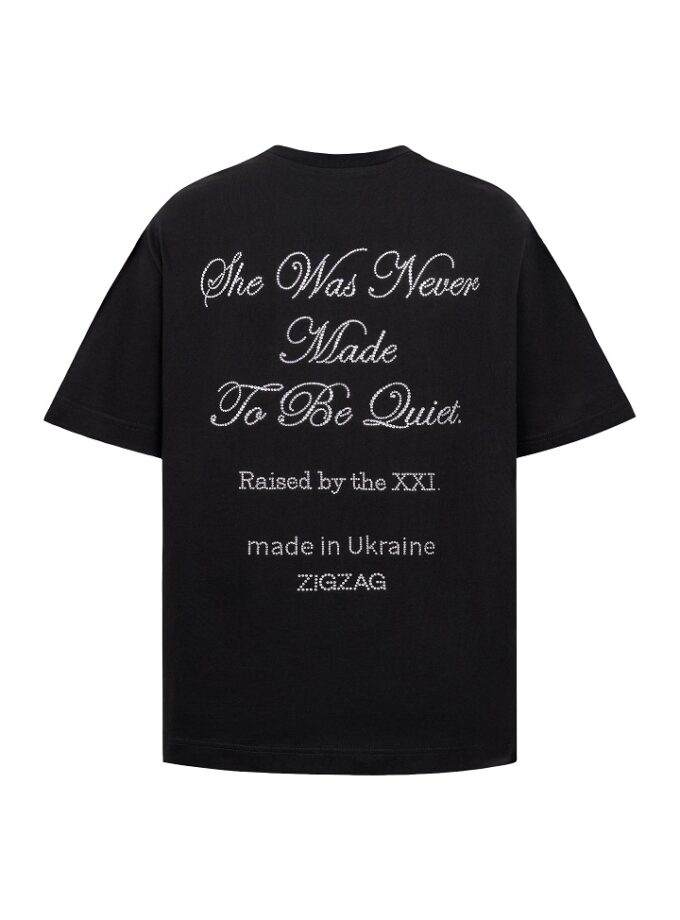 Футболка Zigzag Quiet чорний