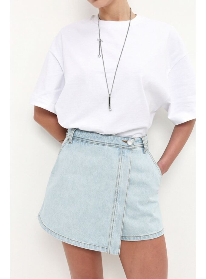 Спідниця-шорти Aisenberg denim світло-блакитна