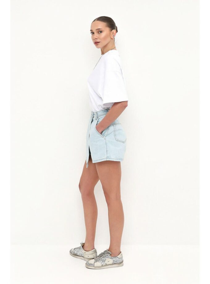 Спідниця-шорти Aisenberg denim світло-блакитна