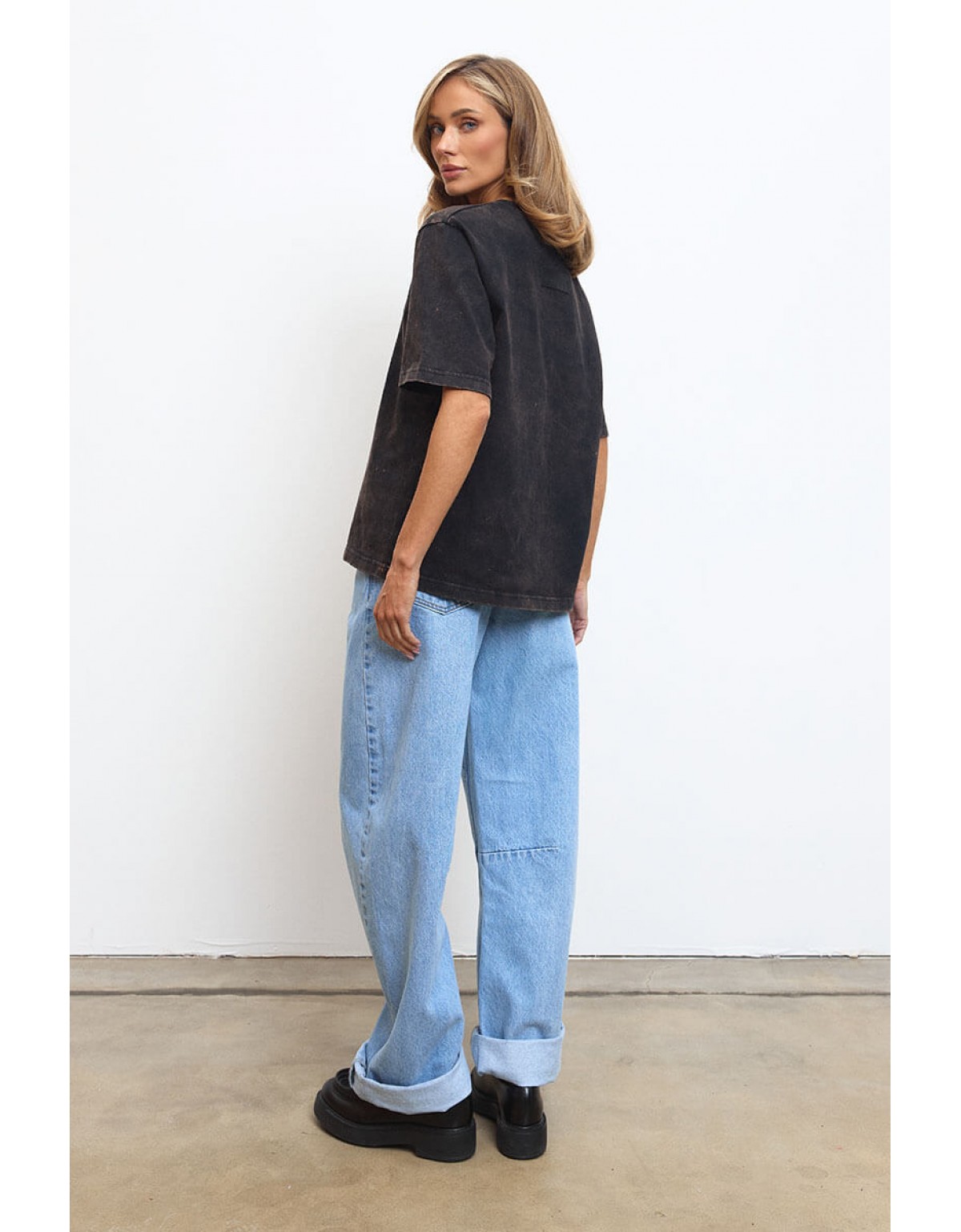 Футболка Aisenberg denim Vintage графіт