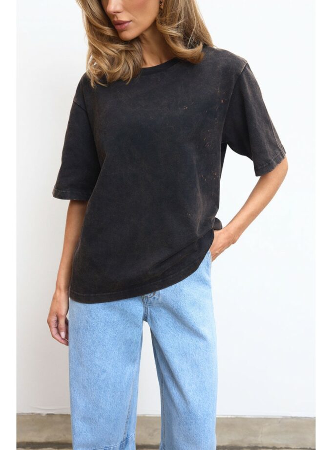 Футболка Aisenberg denim Vintage графіт