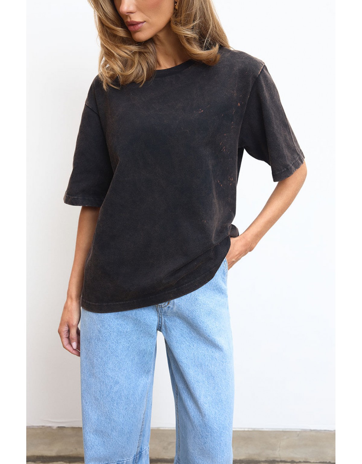 Футболка Aisenberg denim Vintage графіт - Зображення 3