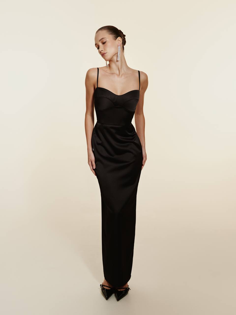 Сукня Godsend Diana maxi чорний