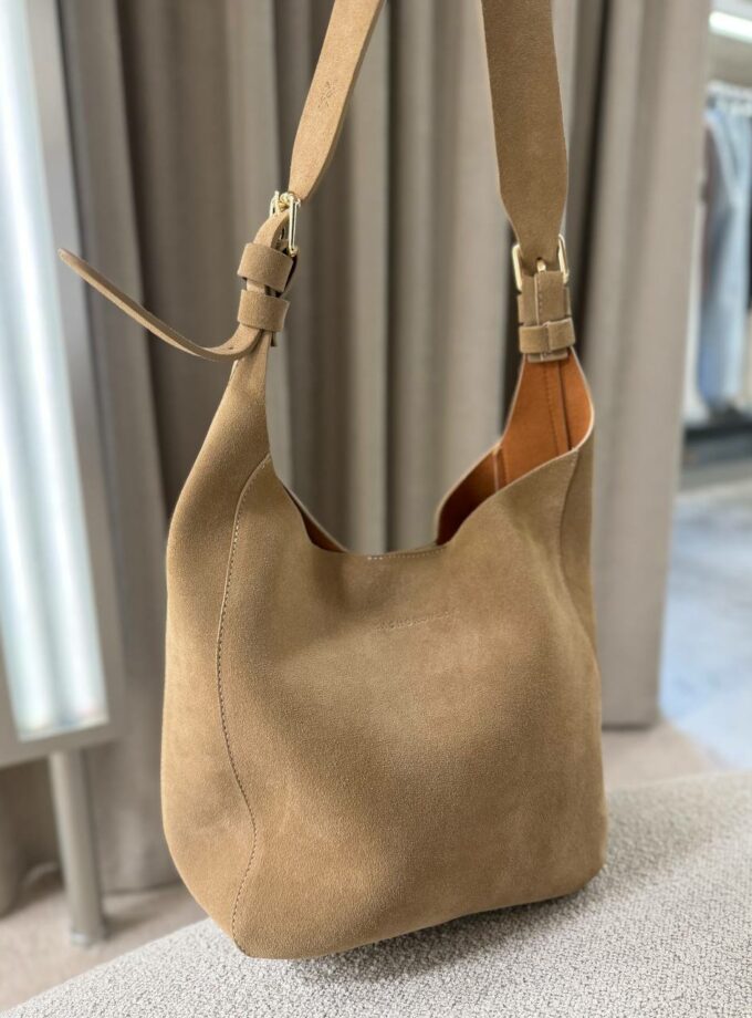 Сумка Kachorovska Tasha Bag Mini спілок горіховий