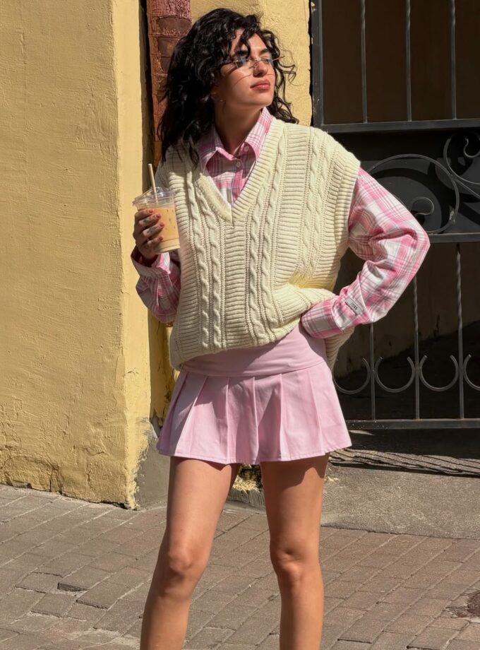 Сорочка Joss біло- рожева