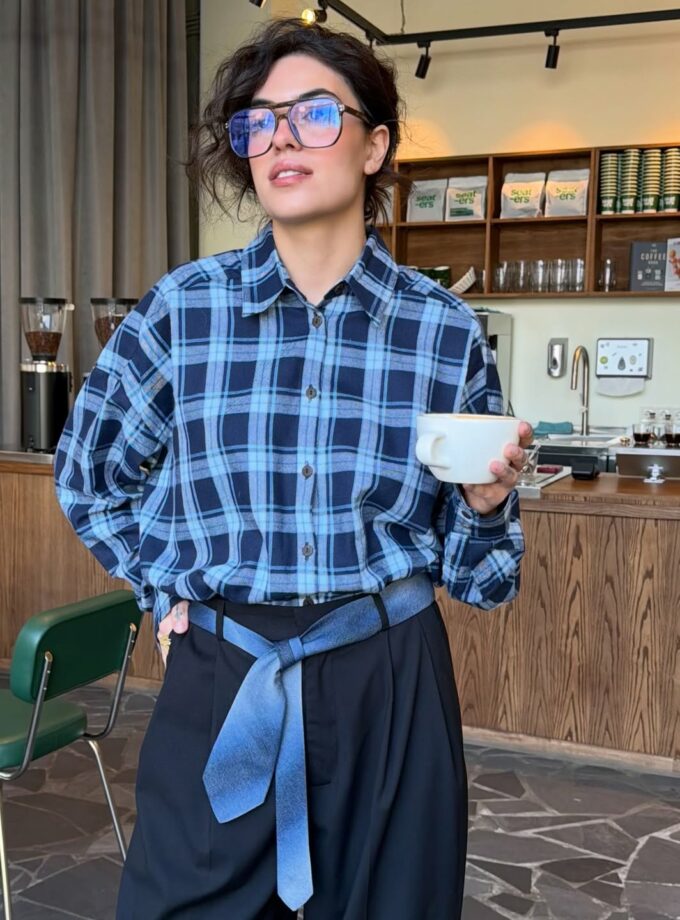 Сорочка Joss синьо блакитна байка