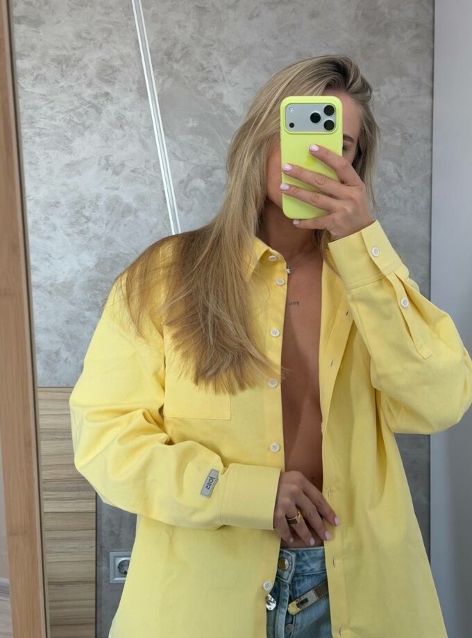 Сорочка Joss жовтна денім