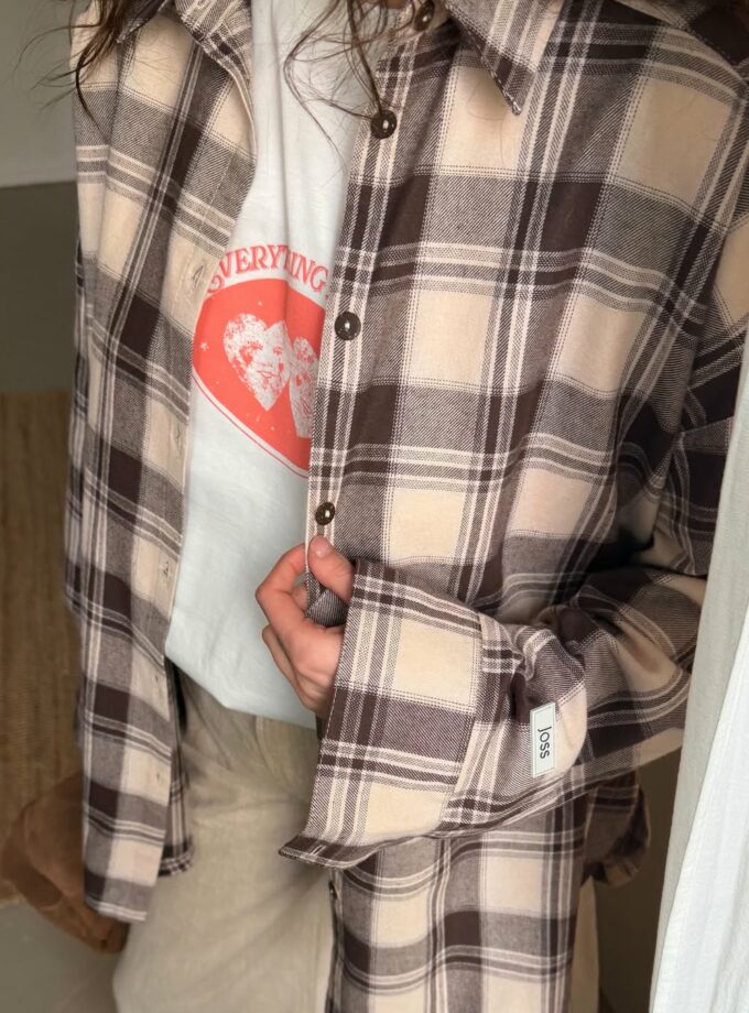 Сорочка Joss бежева new