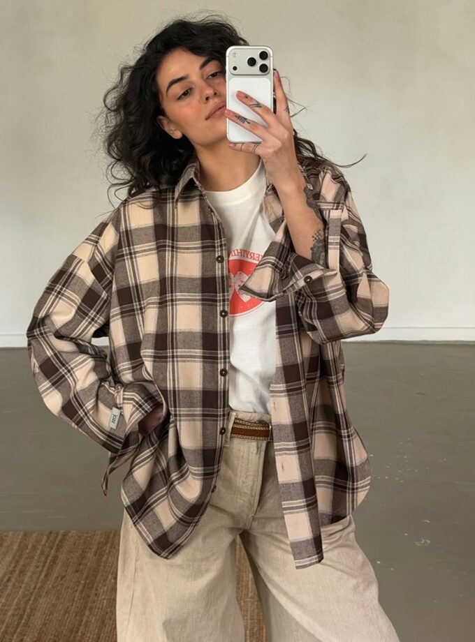 Сорочка Joss бежева new