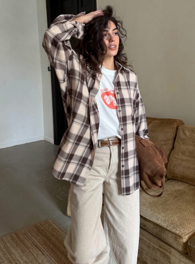 Сорочка Joss бежева new