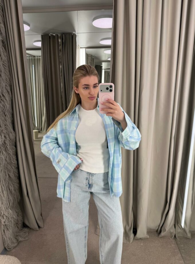 Сорочка Joss блакитна new