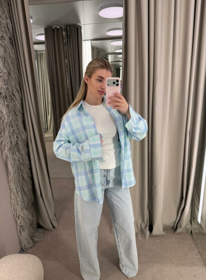 Сорочка Joss блакитна new