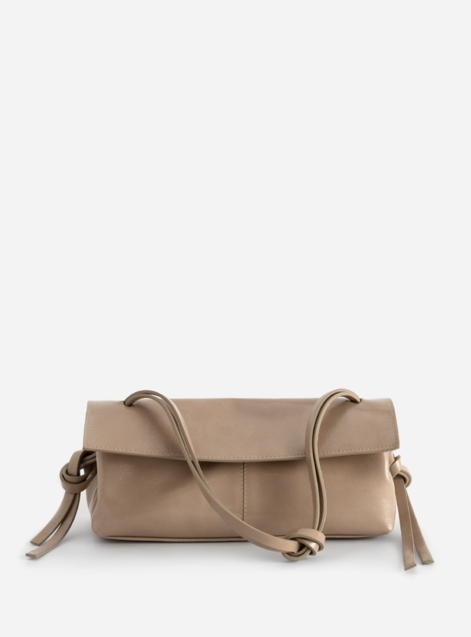 Сумка Kachorovska Rebecca Baguette 29 textured beige