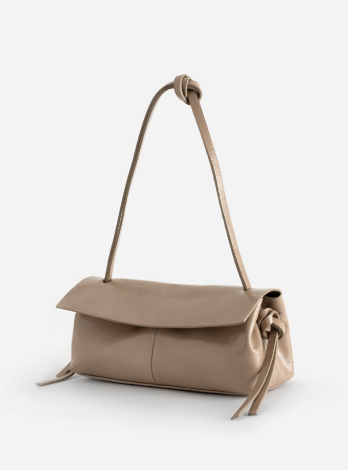 Сумка Kachorovska Rebecca Baguette 29 textured beige