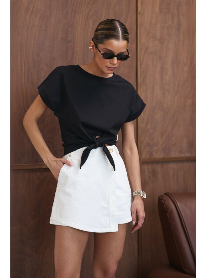 Спідниця-шорти Aisenberg denim біла