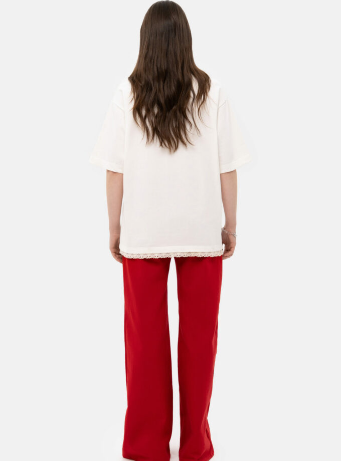 Футболка MATCH DENIM Milk Crochet