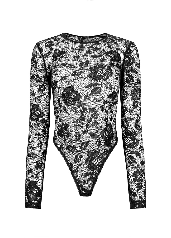 Боді Zigzag Ivory Lace чорний - Зображення 3